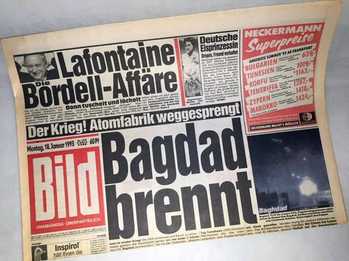 Bildzeitung vom 1993 - vom, *