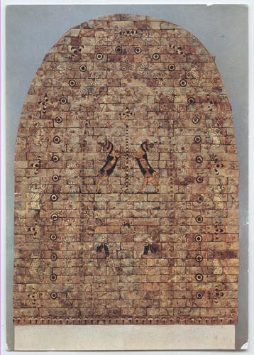 Bagdad museum wall in - bagdad,