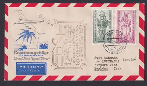 Flugpost brief airmail berlin - flugpost,