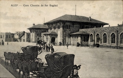 Aleppo syrien bahnhof - syrien,,